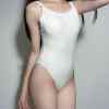 T01700102_1 Yun - Worn Tight Suit White Ballet Leotard Dancewear