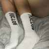Momo - Worn Socks Victor Badminton Socks - Logo Plus Cushioned