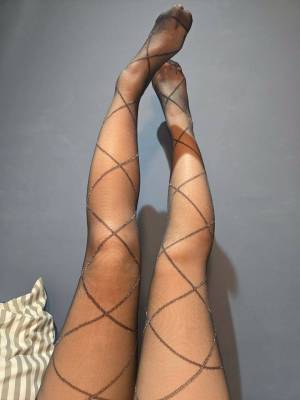 凜蒼 － 原味襪子 金蔥黑色絲襪 黑絲 透絲