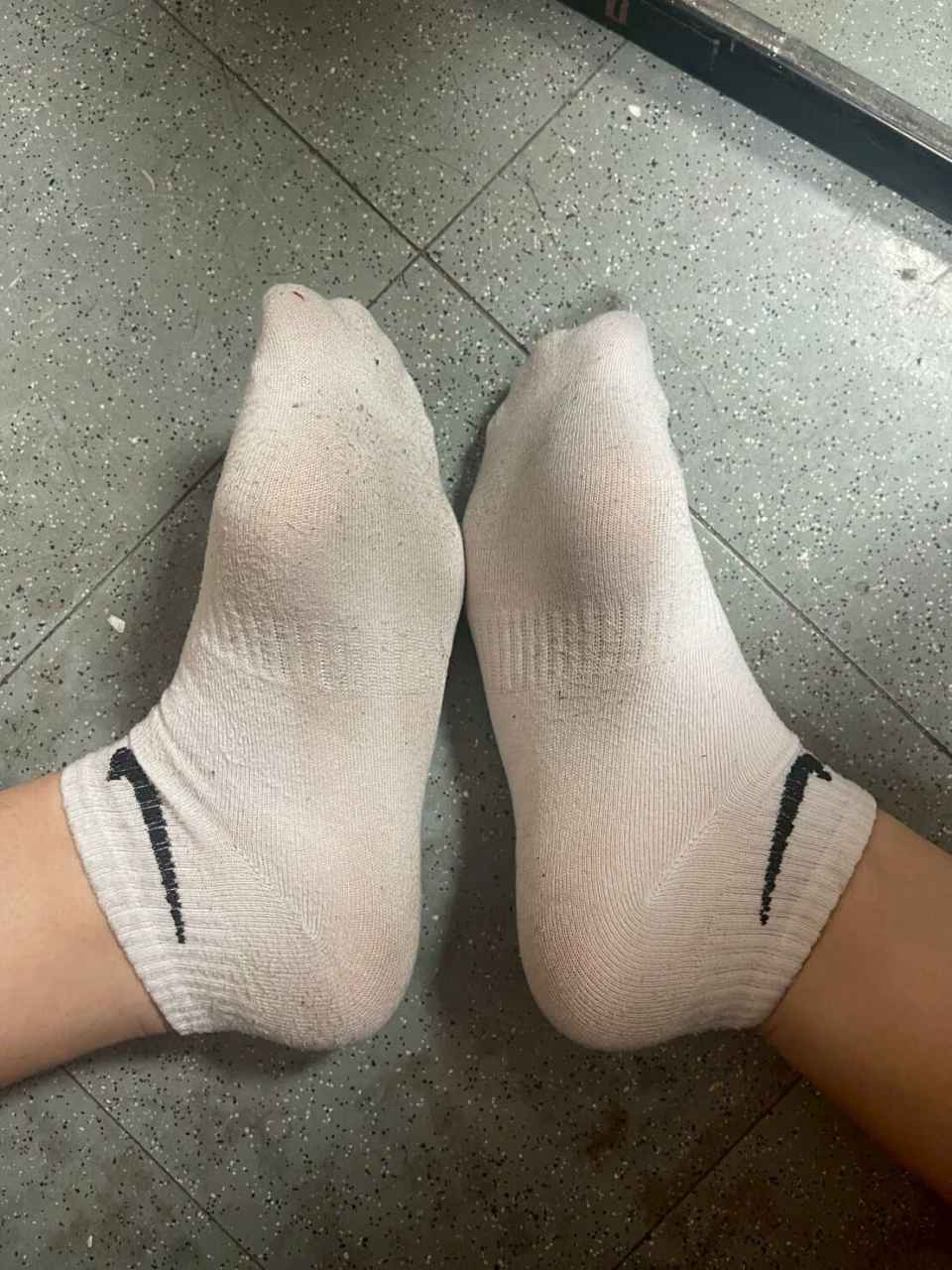 默默 － 原味襪子 白色 Nike襪 短襪