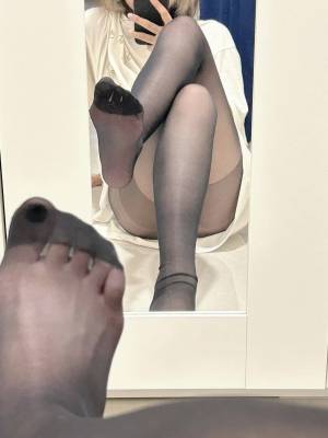 小智 － 原味襪子 黑色絲襪 黑絲 透絲