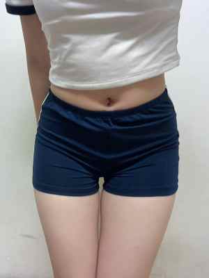 芸芸 － 原味緊身衣 日式體育服 短褲 藍色一件