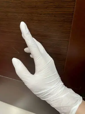 暮然 － 原味手套 白色醫療手套 丁腈橡膠手套