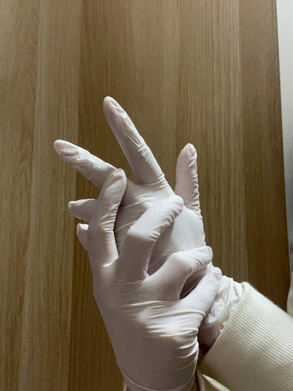 暮然 － 原味手套 白色橡膠手套 丁腈橡膠手套