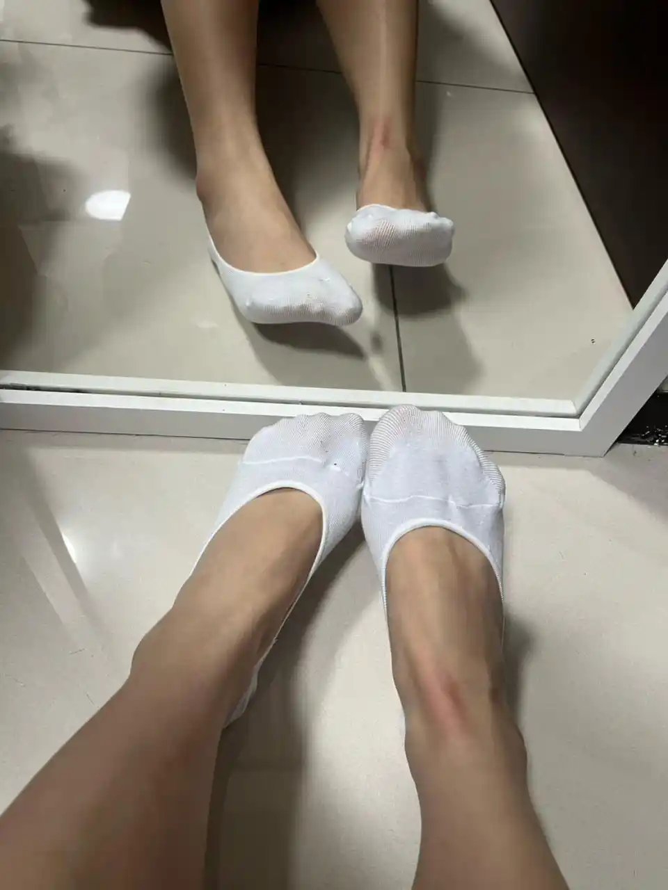 暮然 － 原味襪子 白色隱形襪