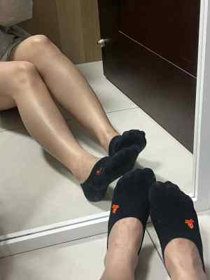 暮然 － 原味襪子 黑色隱形襪 章魚圖案 船襪