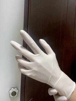 暮然 － 原味手套 無粉 白色乳膠手套