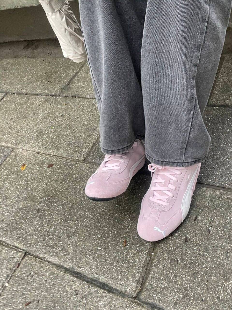 Momo - Worn Shoes PUMA Speedcat Vintage Racing Shoes Pink & White