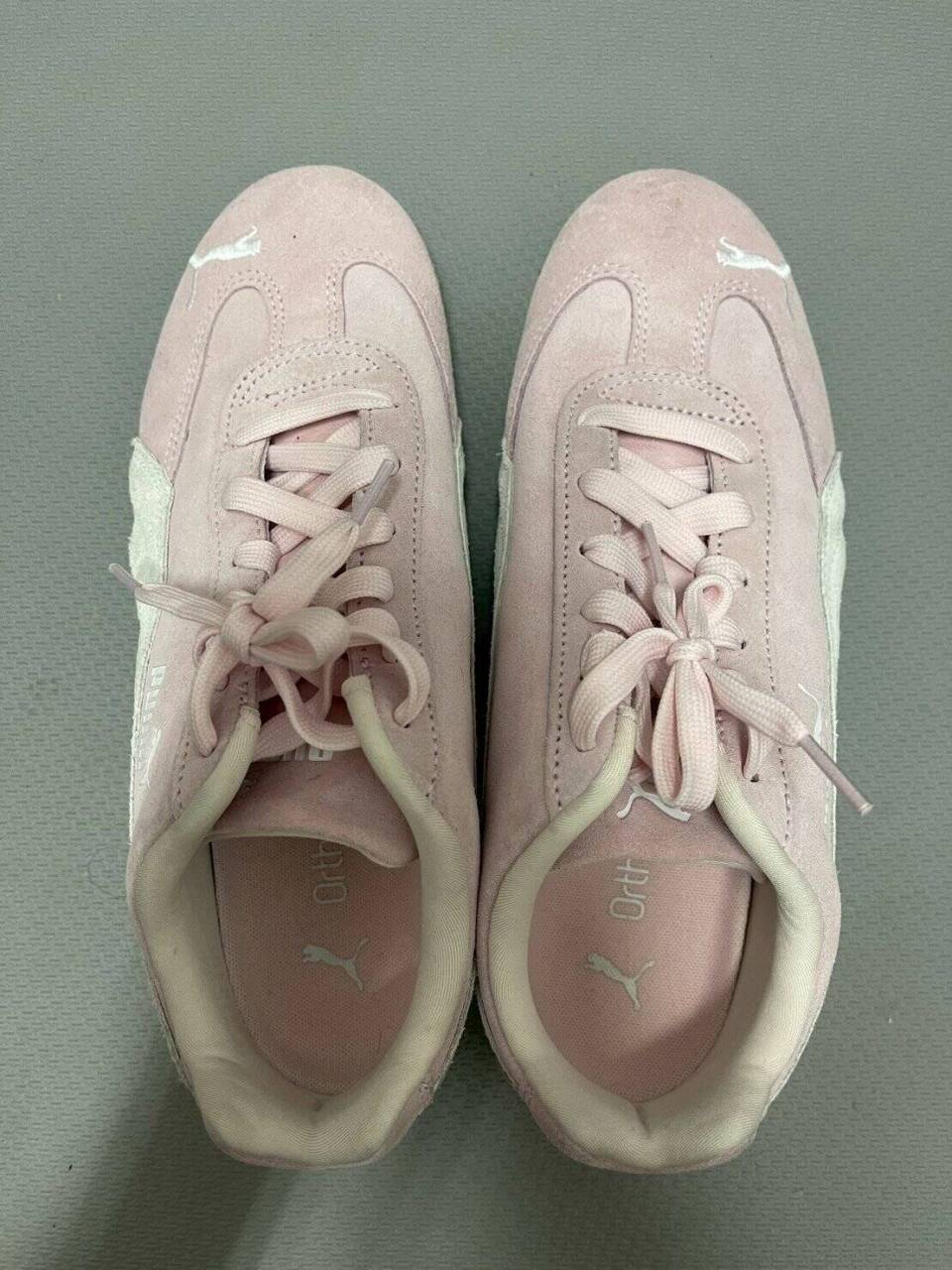 Momo - Worn Shoes PUMA Speedcat Vintage Racing Shoes Pink & White