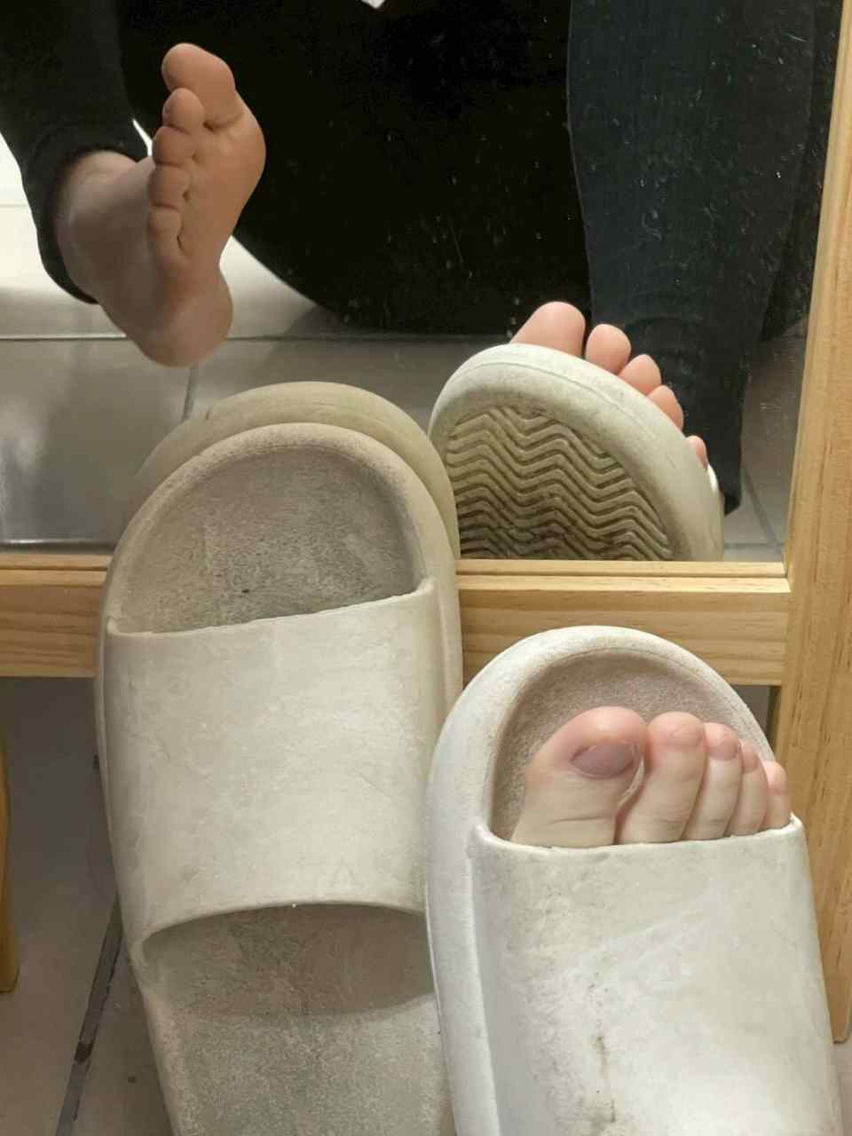 芸芸 － 原味鞋子 日常拖鞋 22.5cm