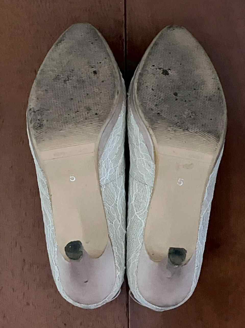 H02700101_4 Mowe - Worn Shoes Genuine Pink High Heels – US5 / 23.5cm