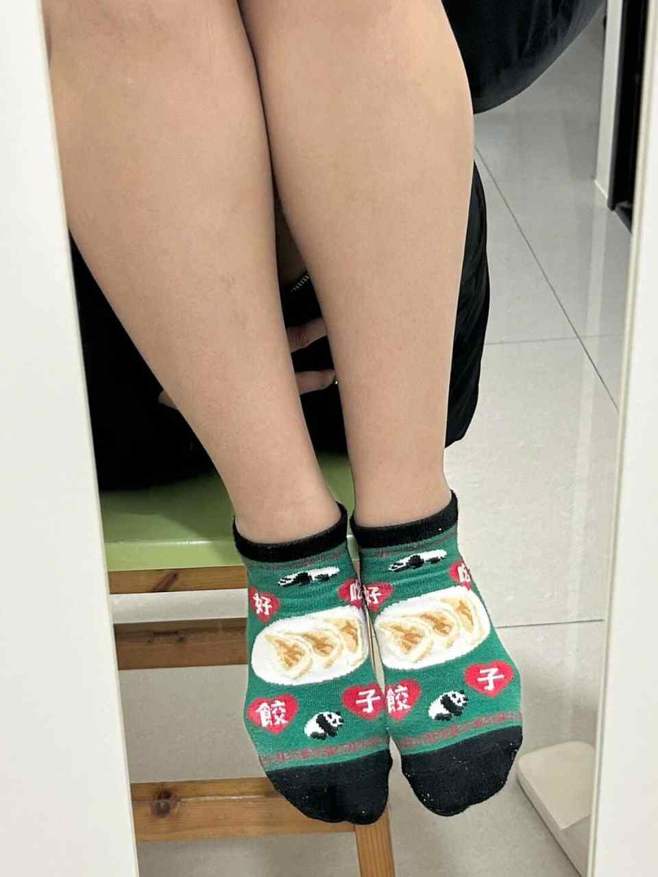 Nori - Worn Socks Japanese-Chinese Style Dumpling No-Show Socks