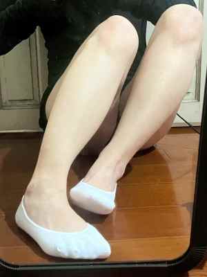 S02700001 木易 - 原味襪子 白色隱形襪