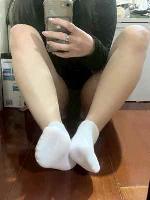 木易 － 原味襪子 白色短襪