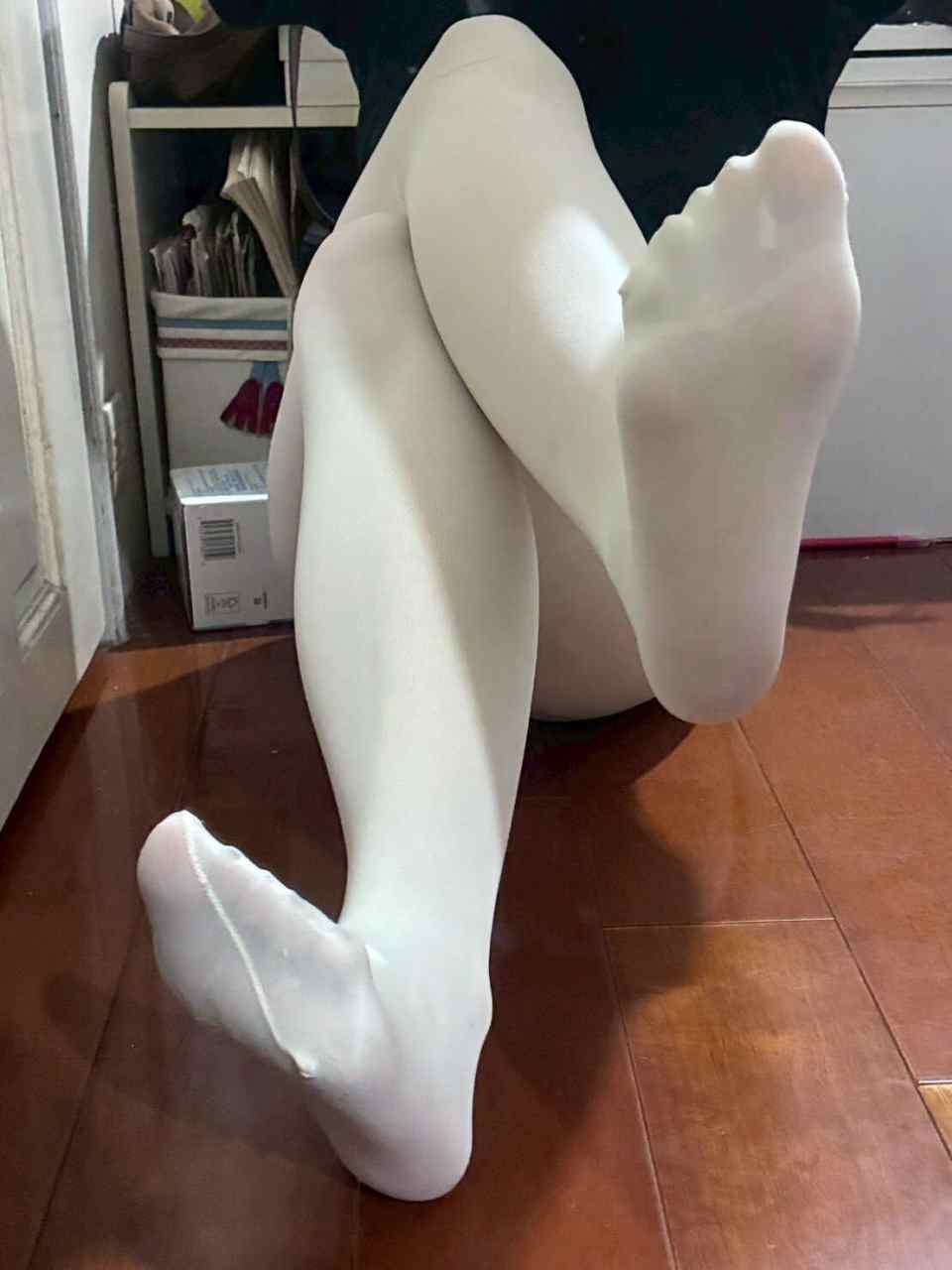 Mowe - Worn Socks White Tights Dance Tights Ballet tights