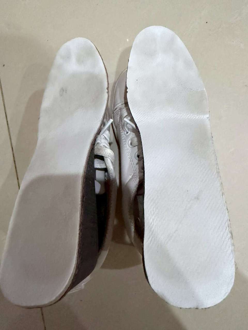 妍妍 － 原味鞋子 白色增高鞋 板鞋 23cm
