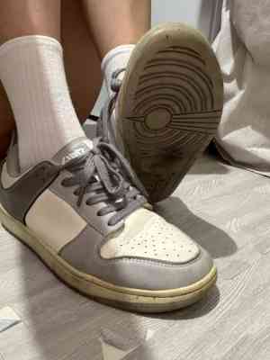 瑜瑜 － 原味鞋子 NET 灰色板鞋 運動鞋 24cm