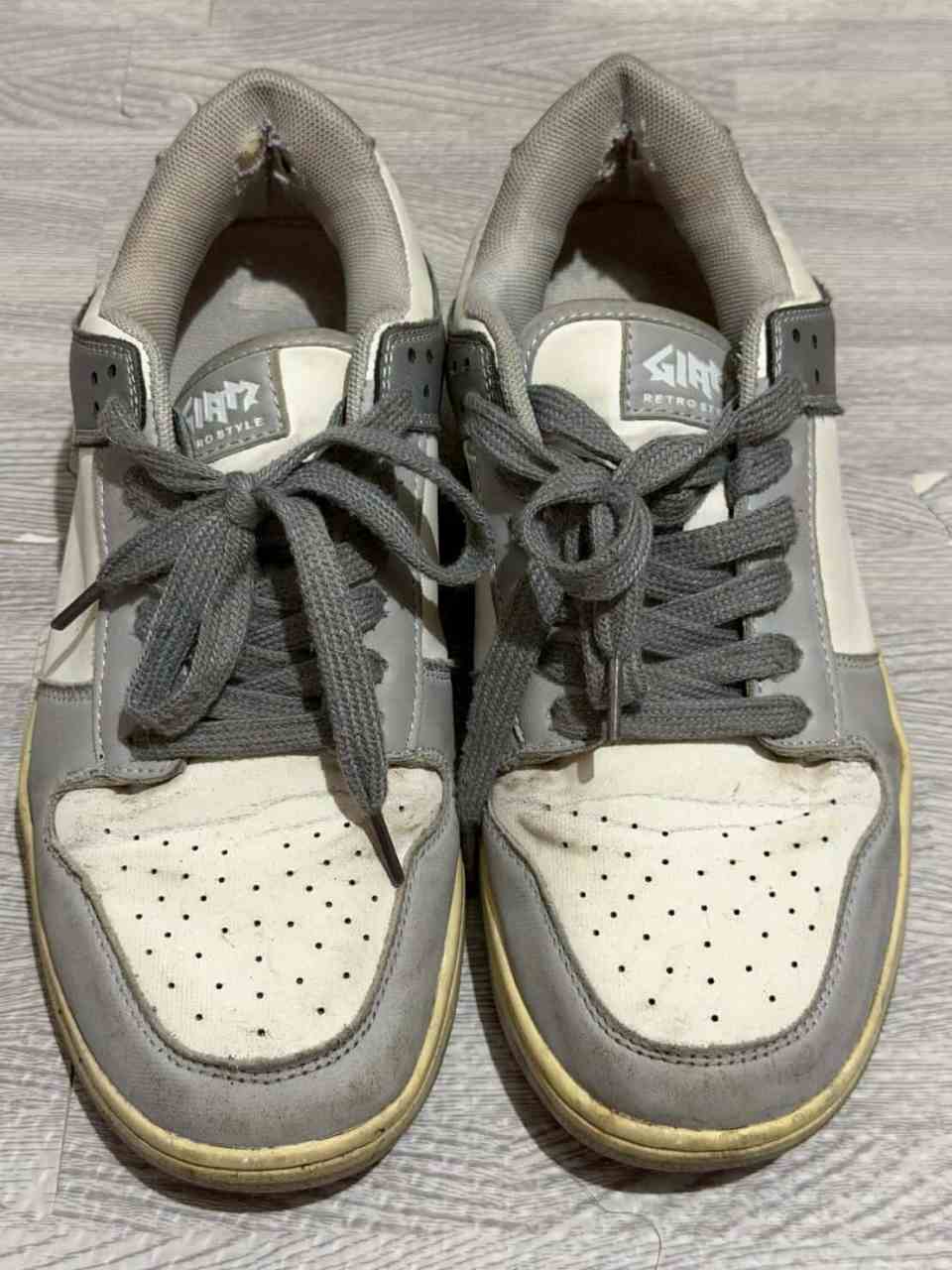 瑜瑜 － 原味鞋子 NET 灰色板鞋 運動鞋 24cm