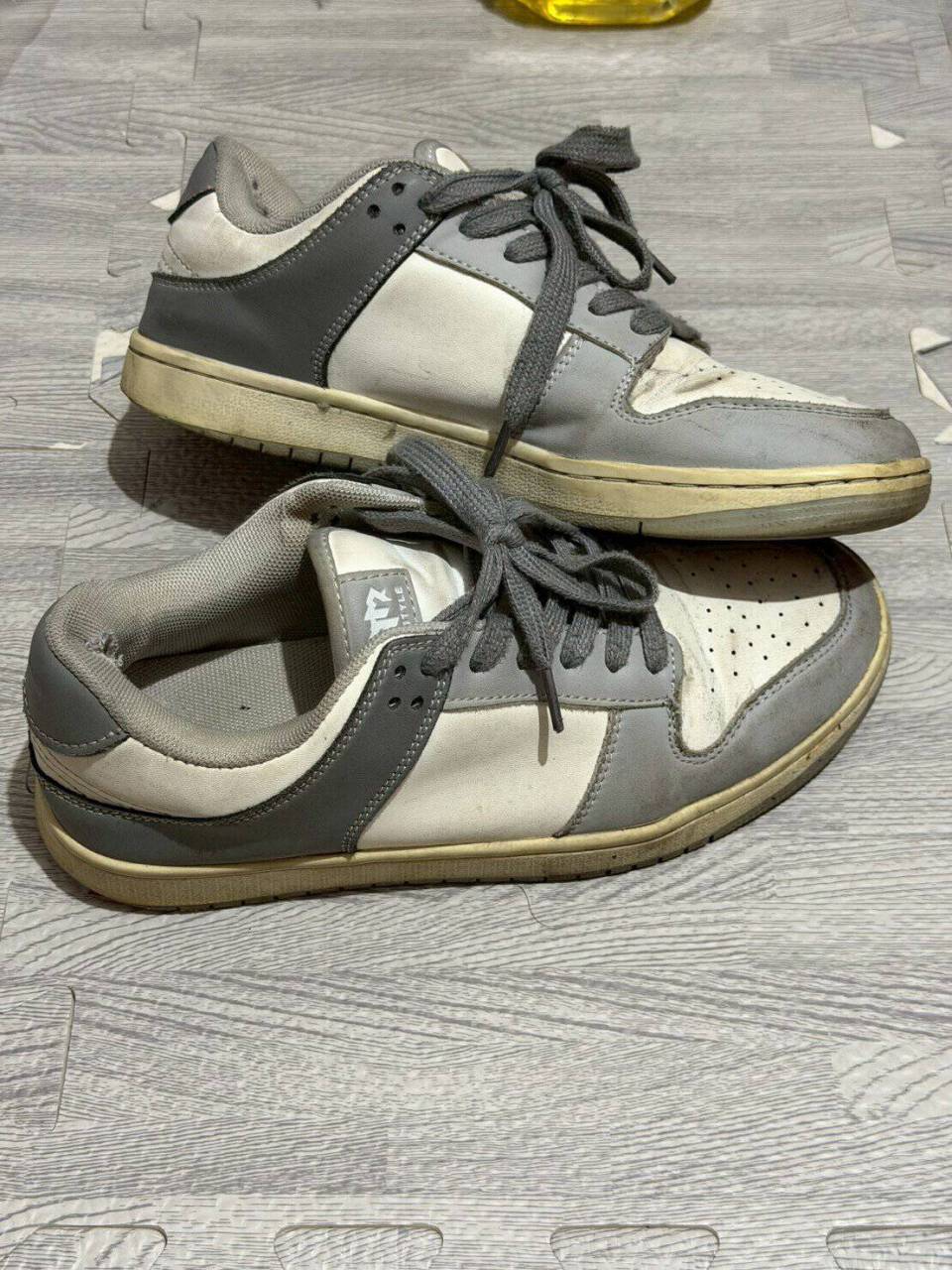 瑜瑜 － 原味鞋子 NET 灰色板鞋 運動鞋 24cm