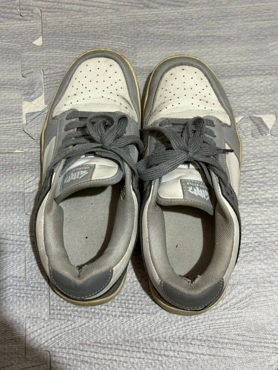 瑜瑜 － 原味鞋子 NET 灰色板鞋 運動鞋 24cm