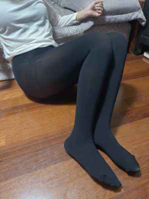 喬喬 － 原味襪子 黑色褲襪 厚絲 厚黑