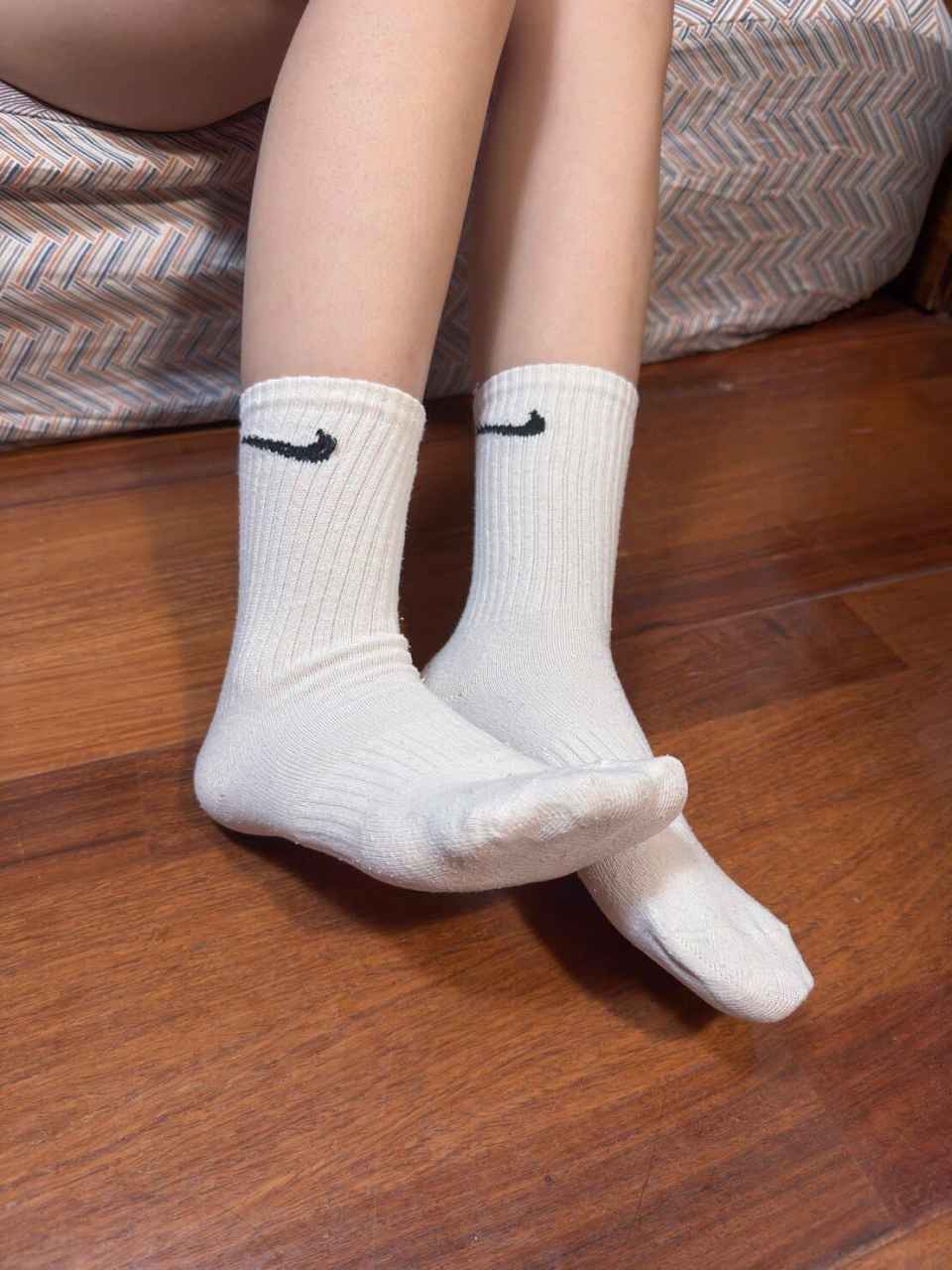 Ciao - Worn Socks Nike Socks Crew Socks White