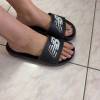 Ciao - Worn New Balance Black Slides