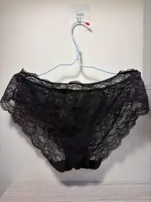 喬喬 － 原味內褲 黑色蕾絲內褲