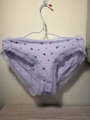 喬喬 － 原味內褲 藍莓圖案 紫色棉質內褲