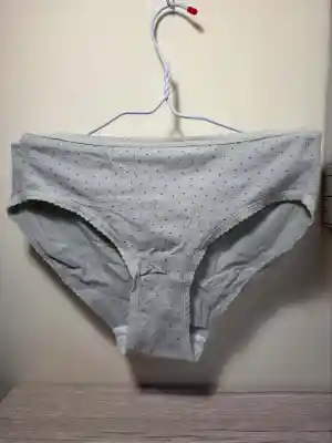 喬喬 － 原味內褲 灰色點點 棉質內褲